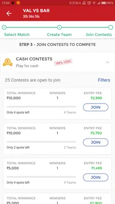 Dream11 android App screenshot 8